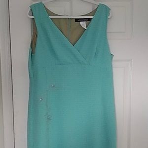 Jonathan Martin Teal Studio Dress Size 14/16